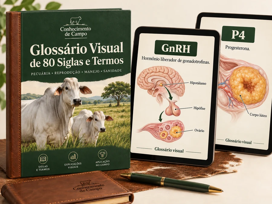 Mockup: Glossário Visual de 80 Siglas e Termos