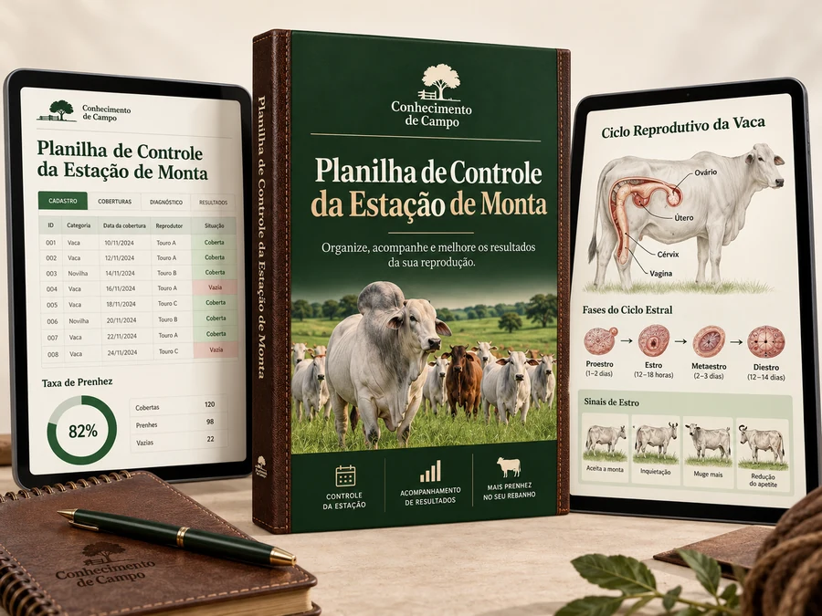 Mockup: Planilha de Controle da Estação de Monta