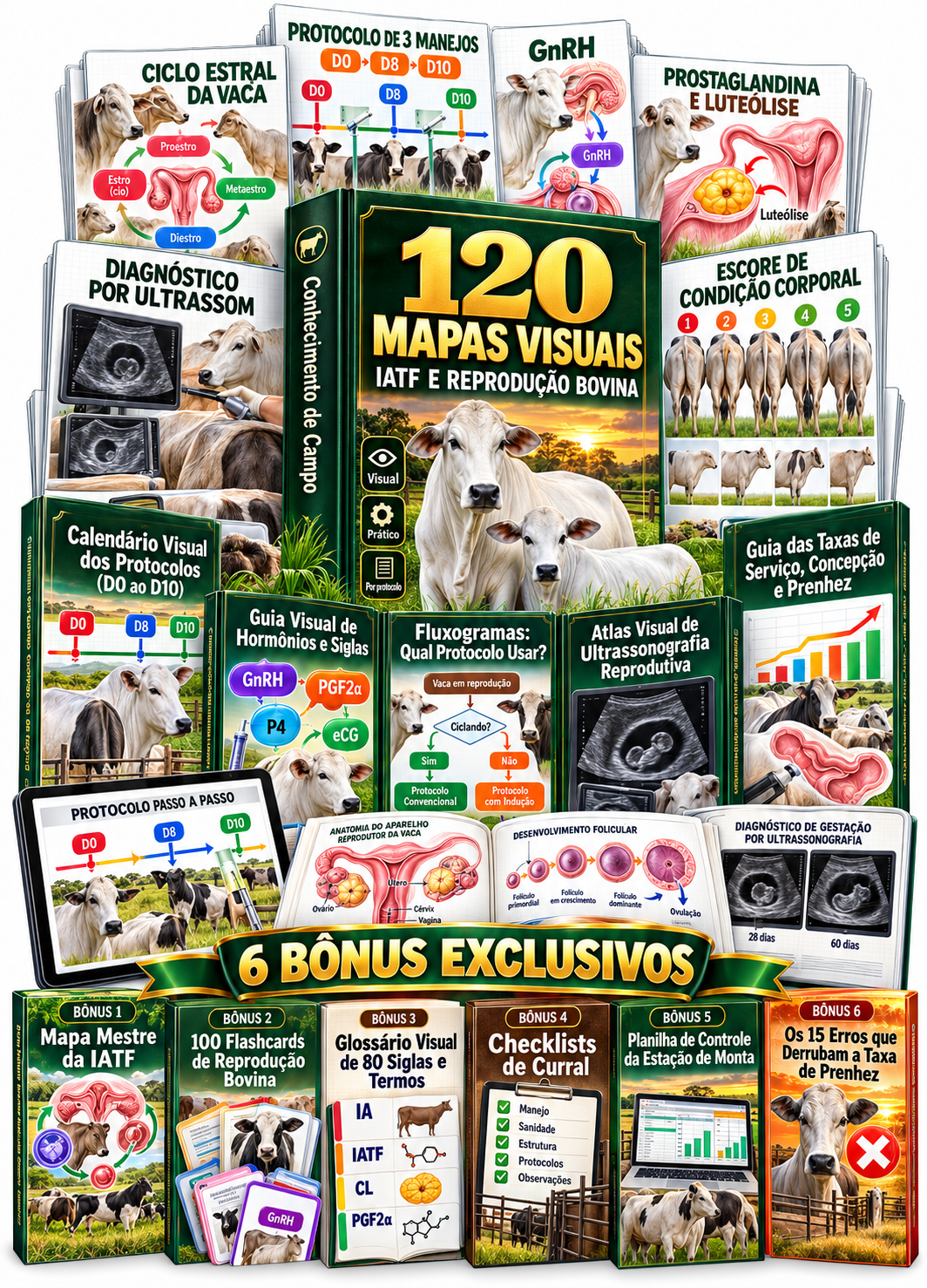 Pacote completo de mapas, materiais complementares e seis bônus
